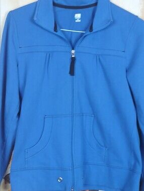 Men's Active USA Royal Blue Full-Zip Bomber Jacket
